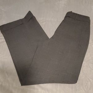 EUC Womens Gray Prada Cuff Dress Trousers Size 2